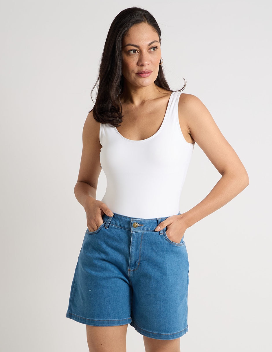 Short de mezclilla para mujer