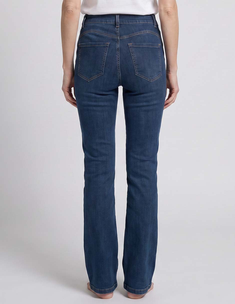 Jeans boot corte cintura para mujer 2