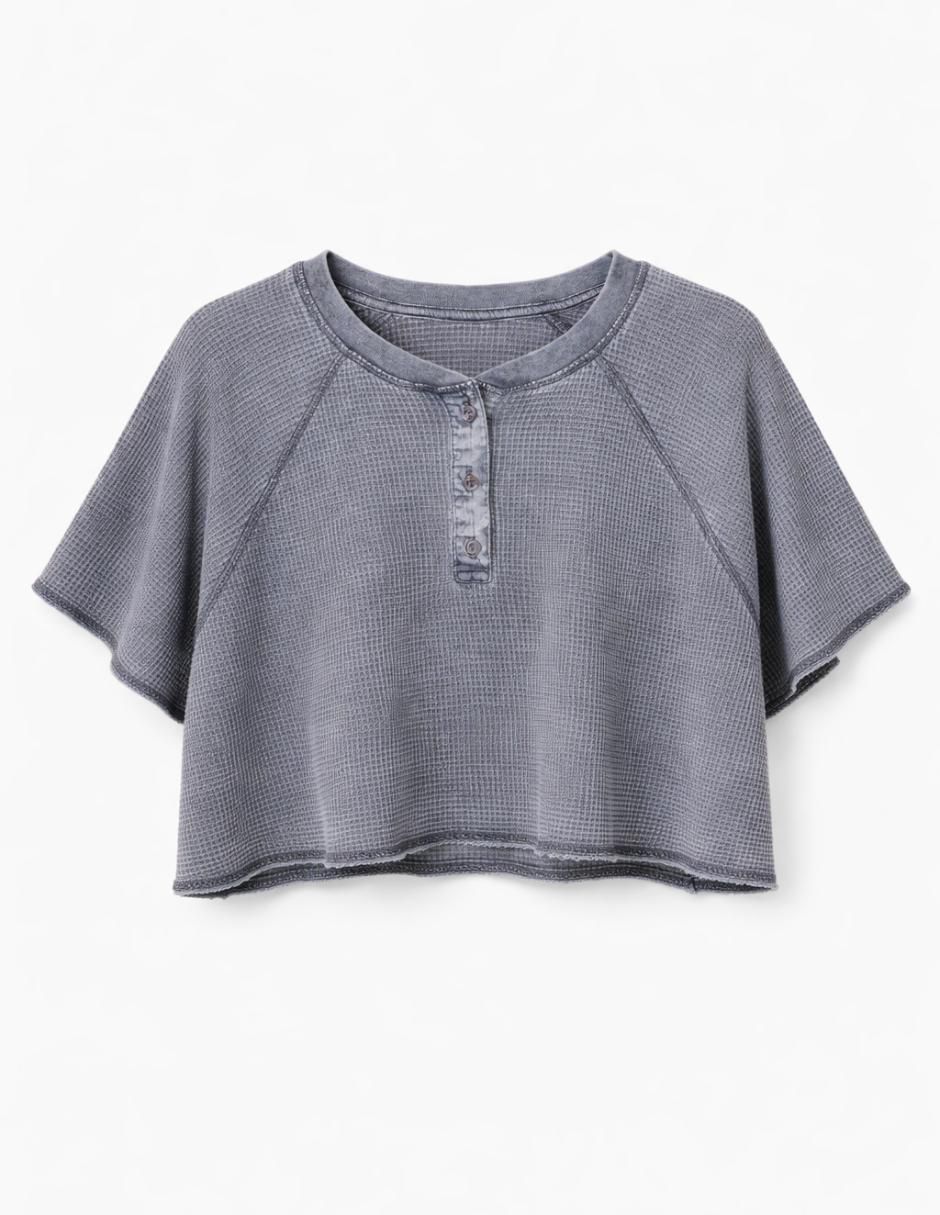 Playera manga corta cuello redondo mujer 2