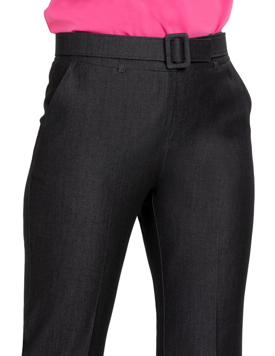 Pantalón regular regular para mujer 4
