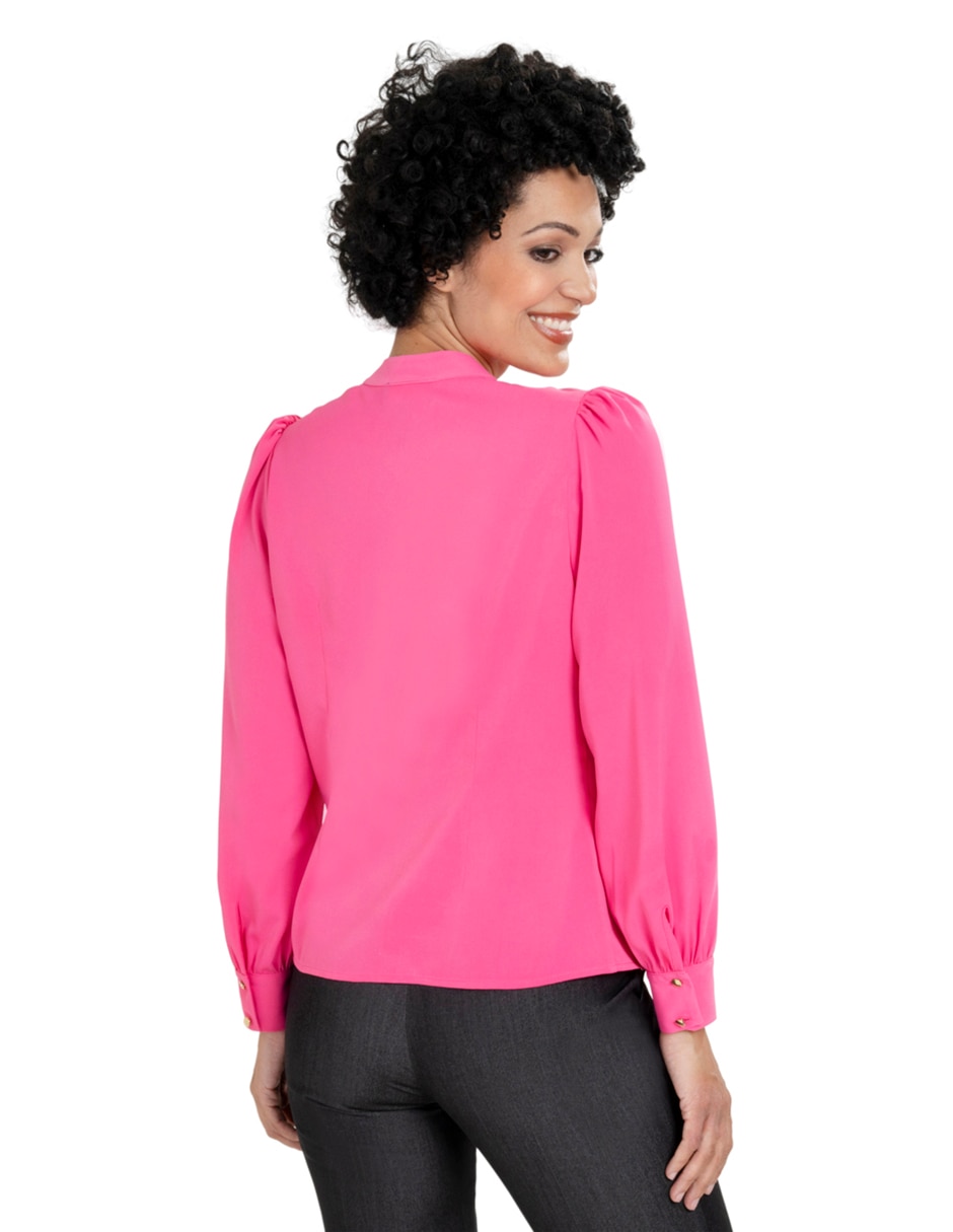 Blusa manga larga para mujer 4