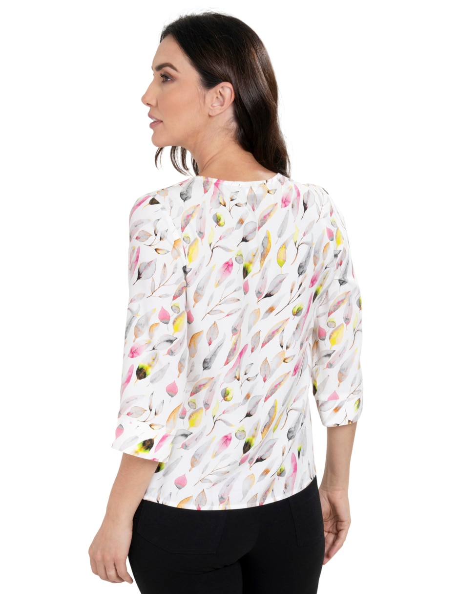 Blusa manga 3/4 para mujer 4