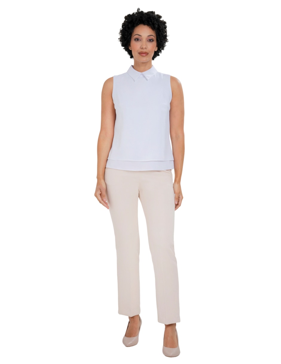 Blusa sin manga para mujer 2