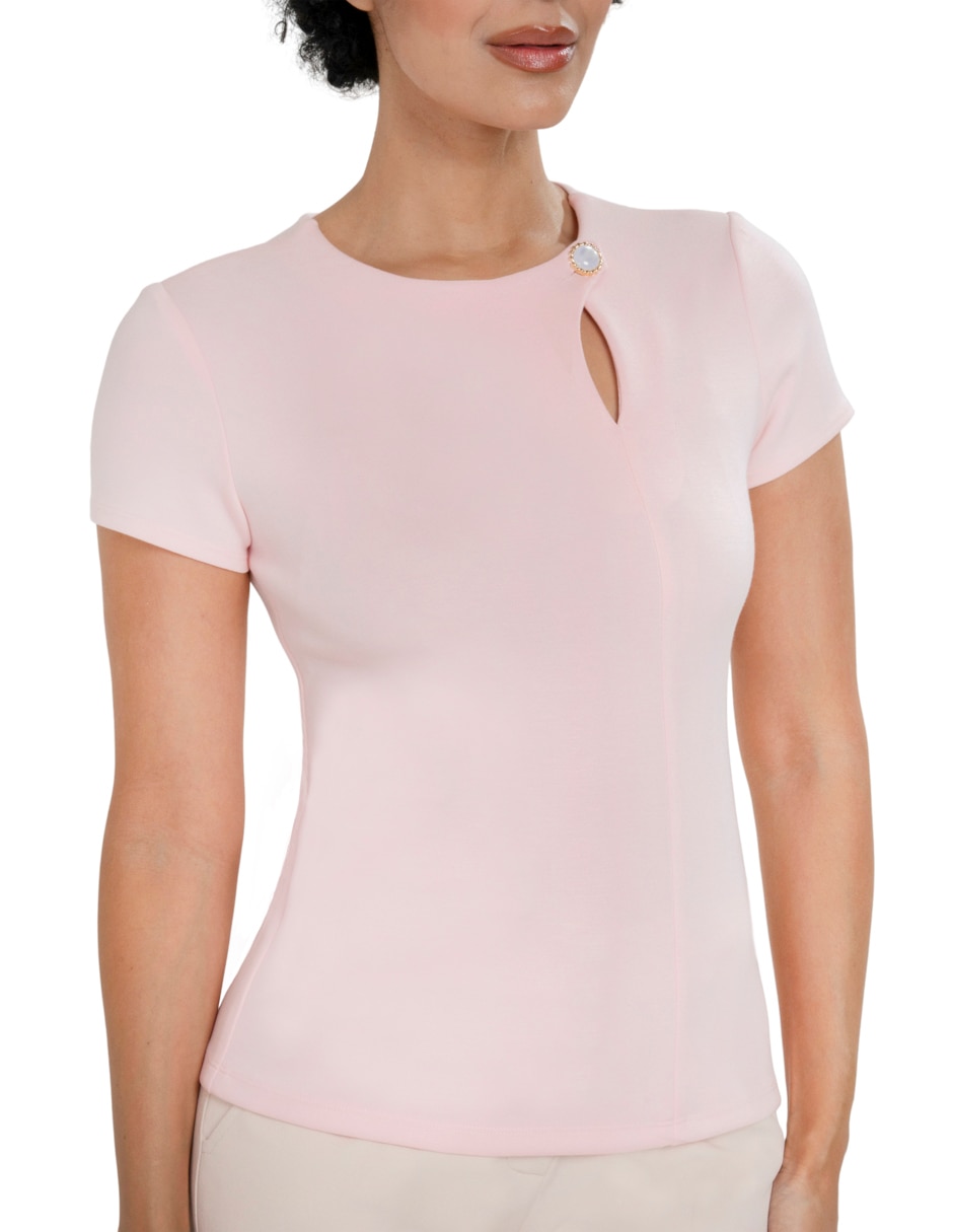 Blusa manga corta para mujer 2