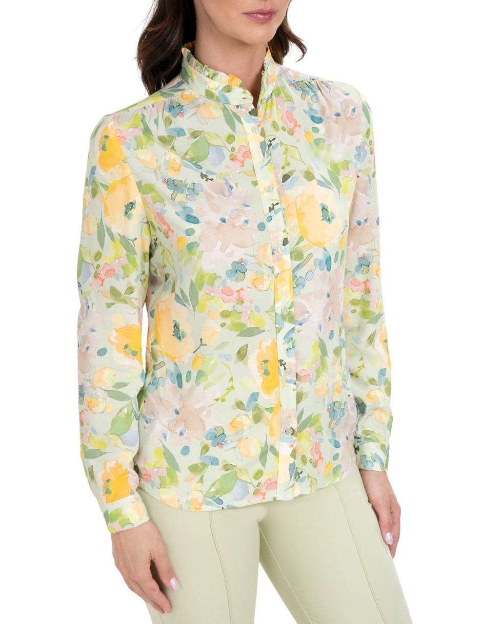 Blusa manga larga para mujer 3