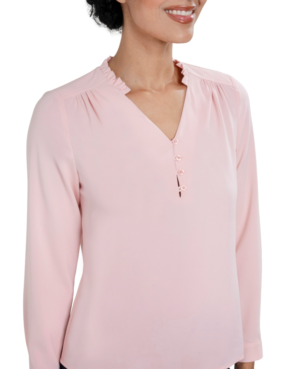 Blusa manga larga para mujer 3