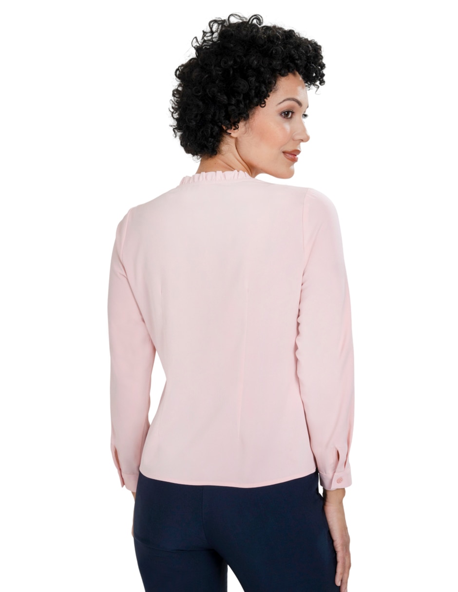 Blusa manga larga para mujer 4