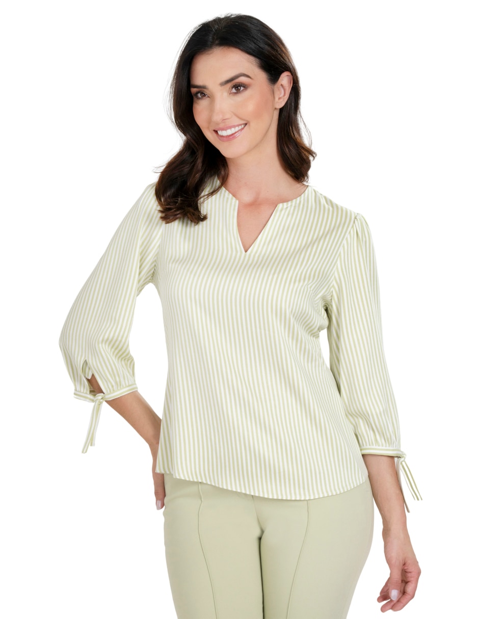 Blusa manga 3/4 para mujer
