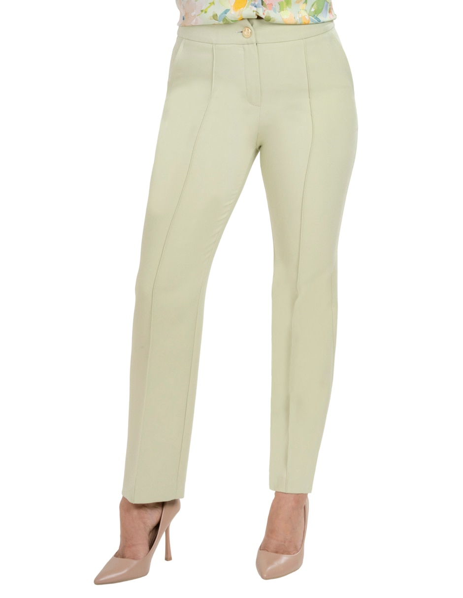 Pantalón regular regular para mujer