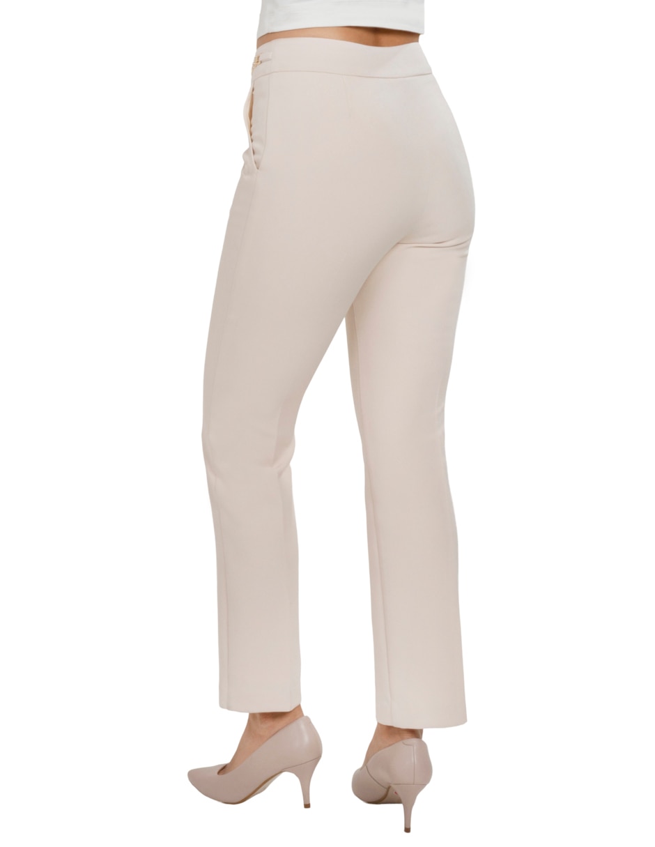 Pantalón regular regular para mujer 4