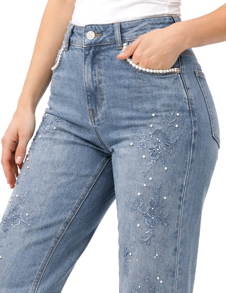 "jeans/jegging/jeans jogger" regular amplio cintura 226919 226916 "para mujer" 4