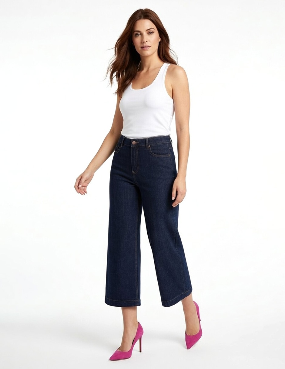 Jeans bota denim para mujer 2