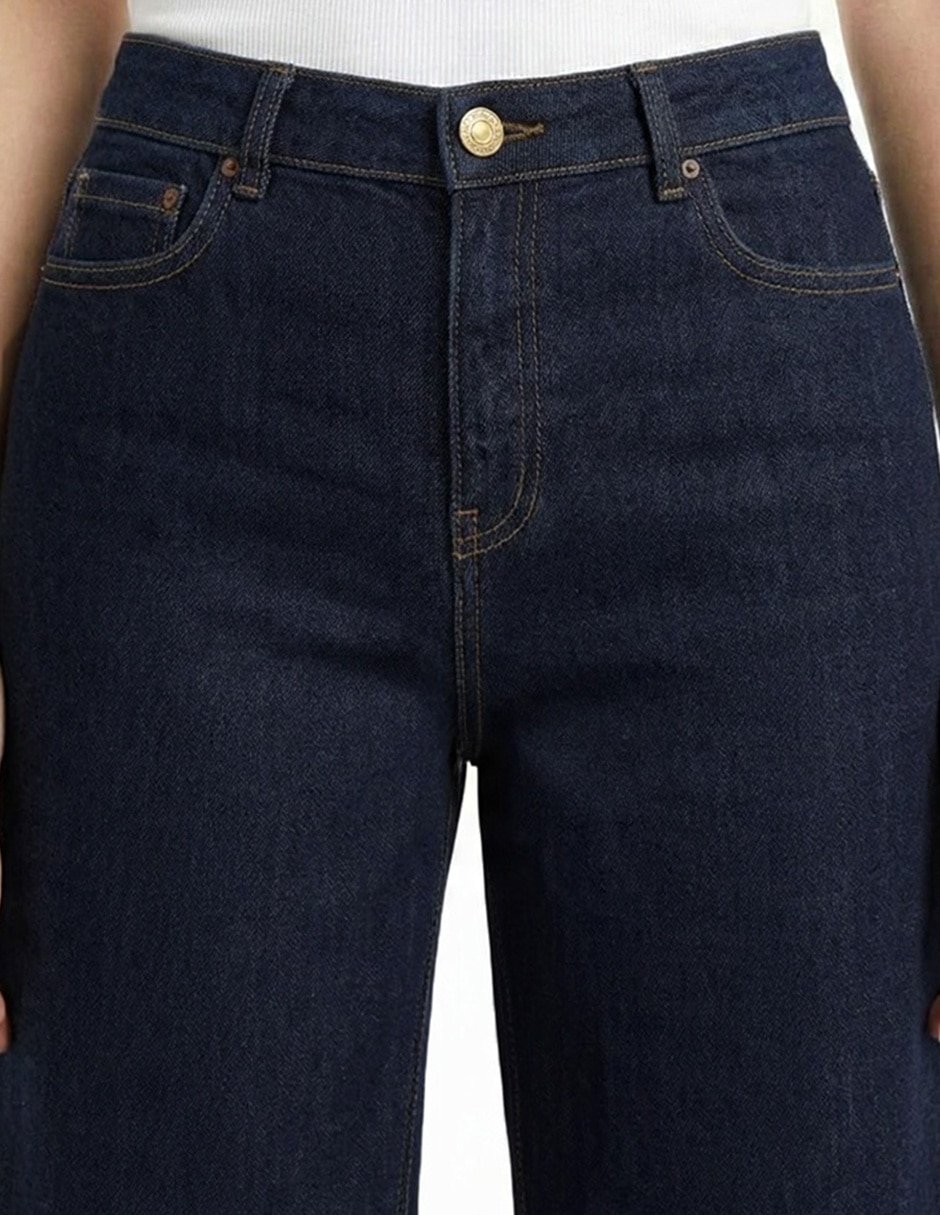 Jeans bota denim para mujer 4