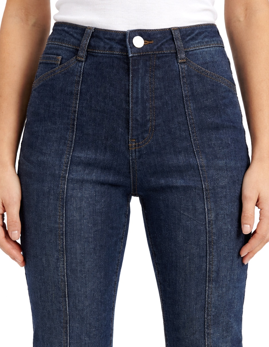 Jeans/jegging/jeans jogger regular acampanado cintura 226959 denim para mujer 4