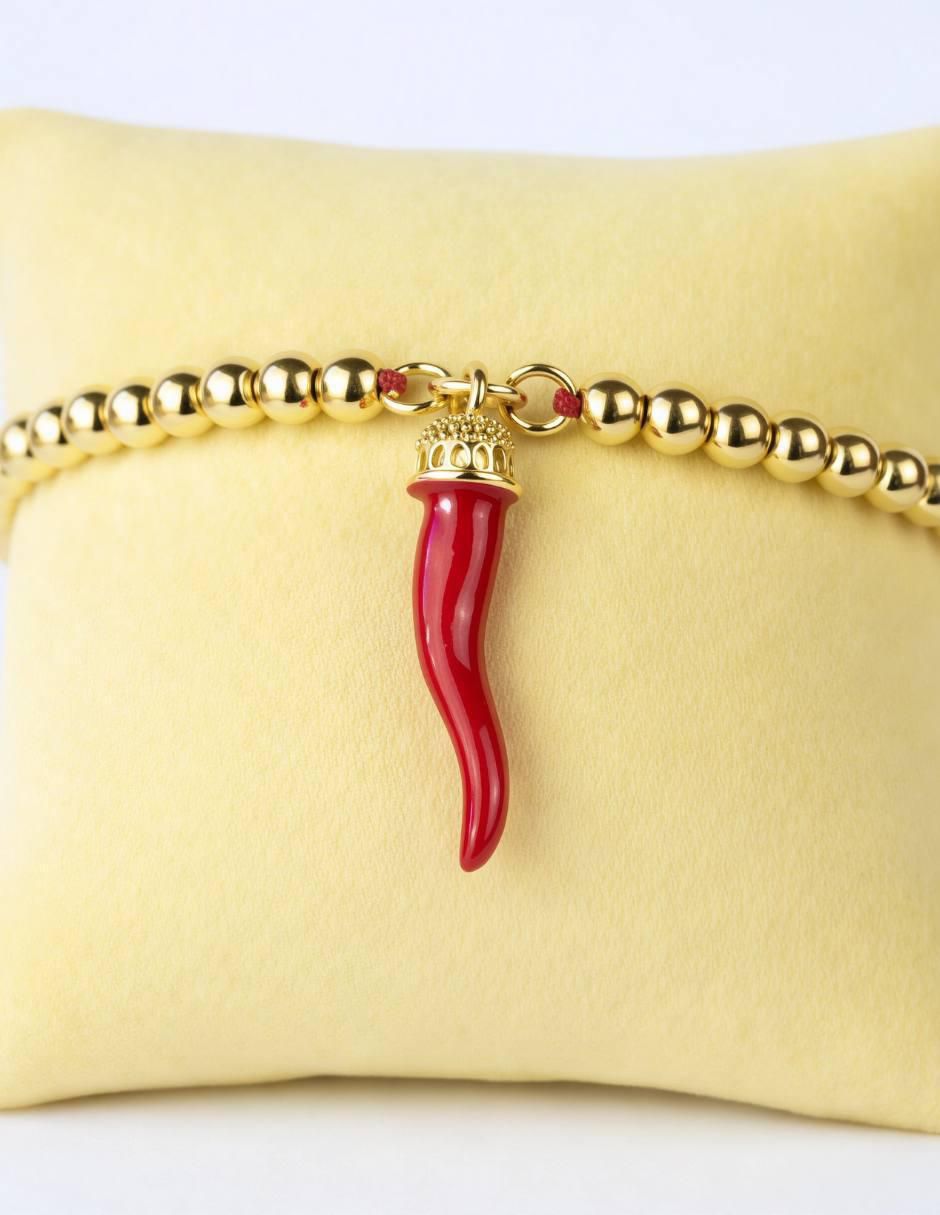Pulsera de baño de oro 18 K 6