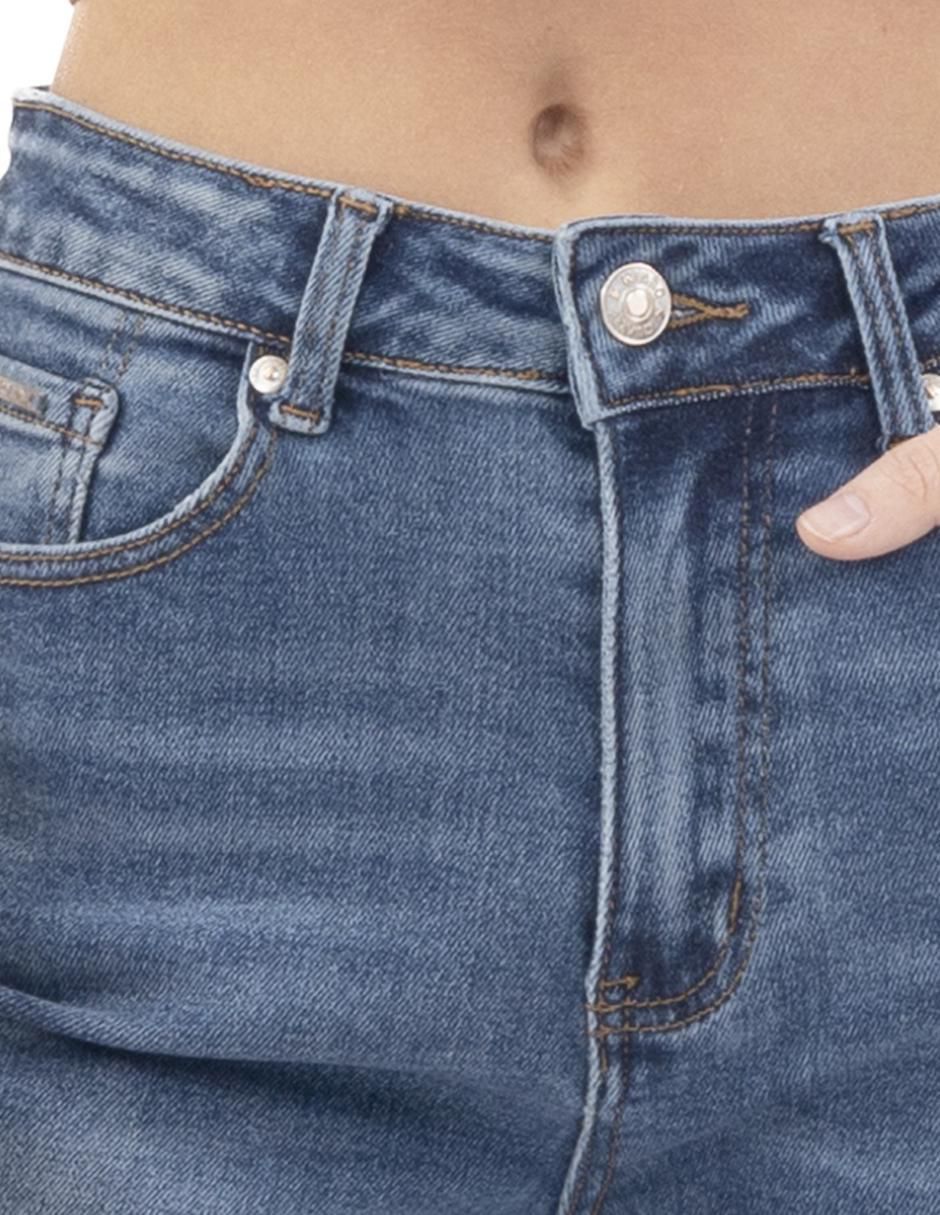 Jeans wide leg qd211355 para mujer 2