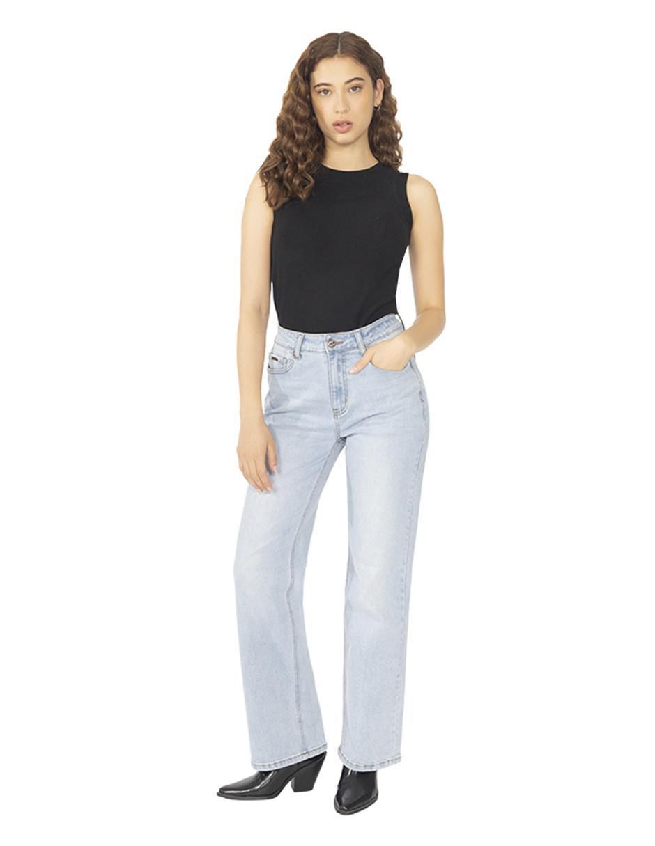 Jeans wide leg qd211355 para mujer