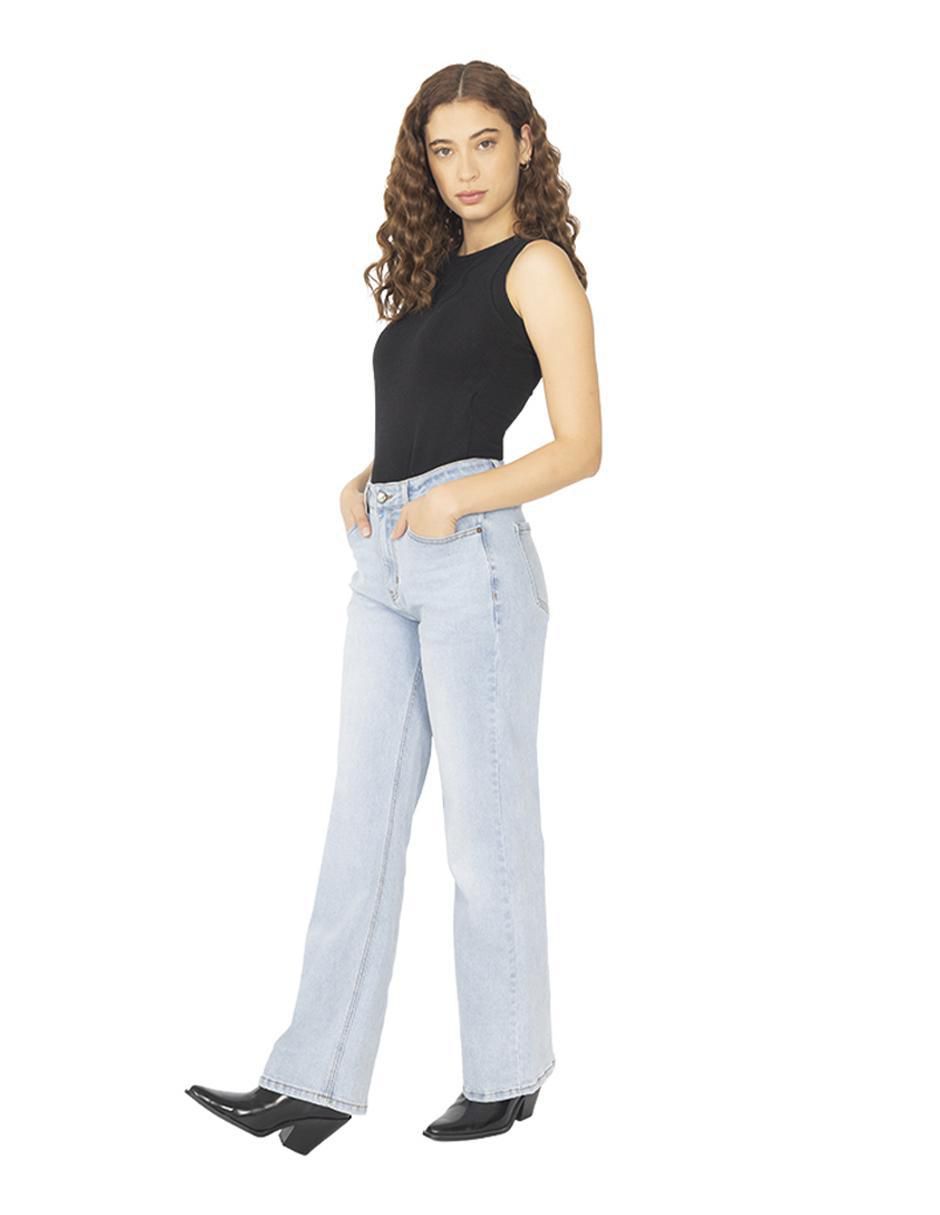 Jeans wide leg para mujer 2
