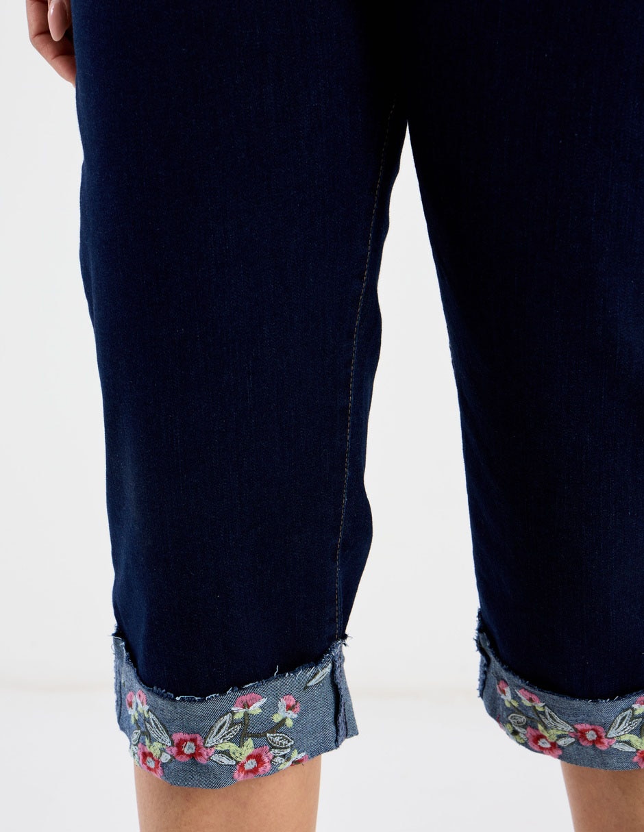 Pantalon capri straight para mujer 5