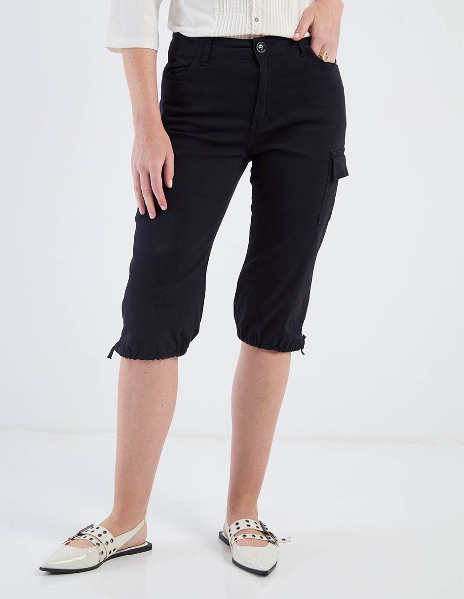 Pantalón cargo recto para mujer
