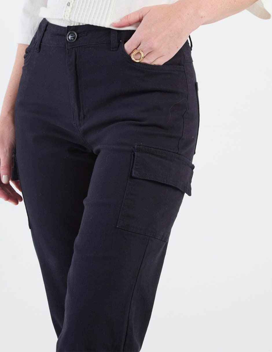Pantalón cargo recto para mujer 2