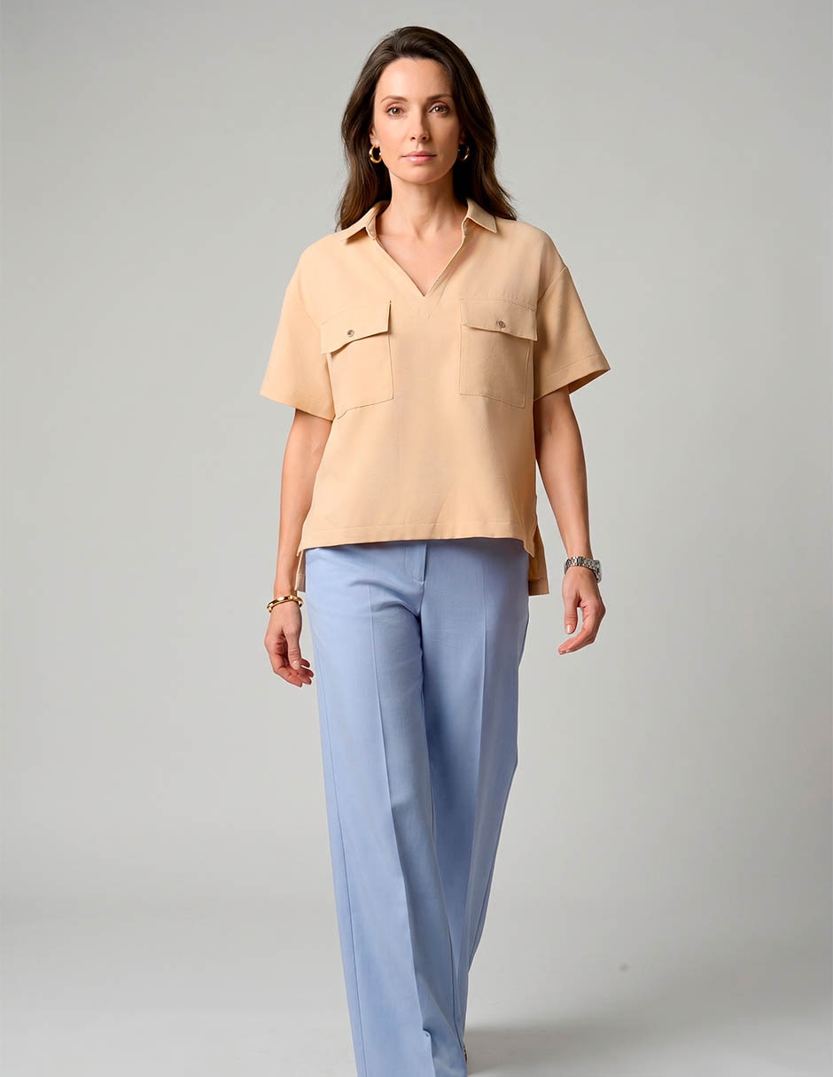 Blusa manga corta para mujer Blusa manga corta para mujer