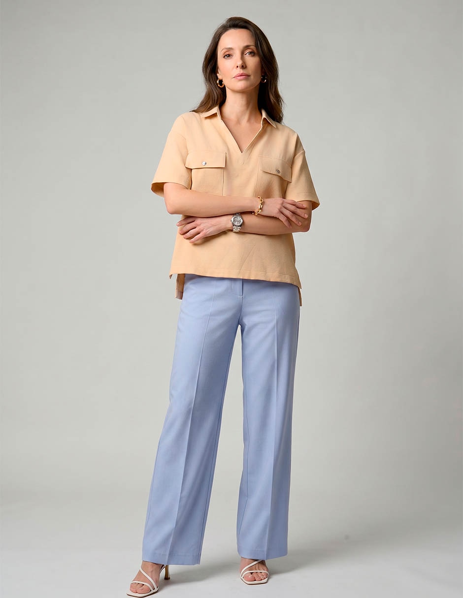 Blusa manga corta para mujer 3