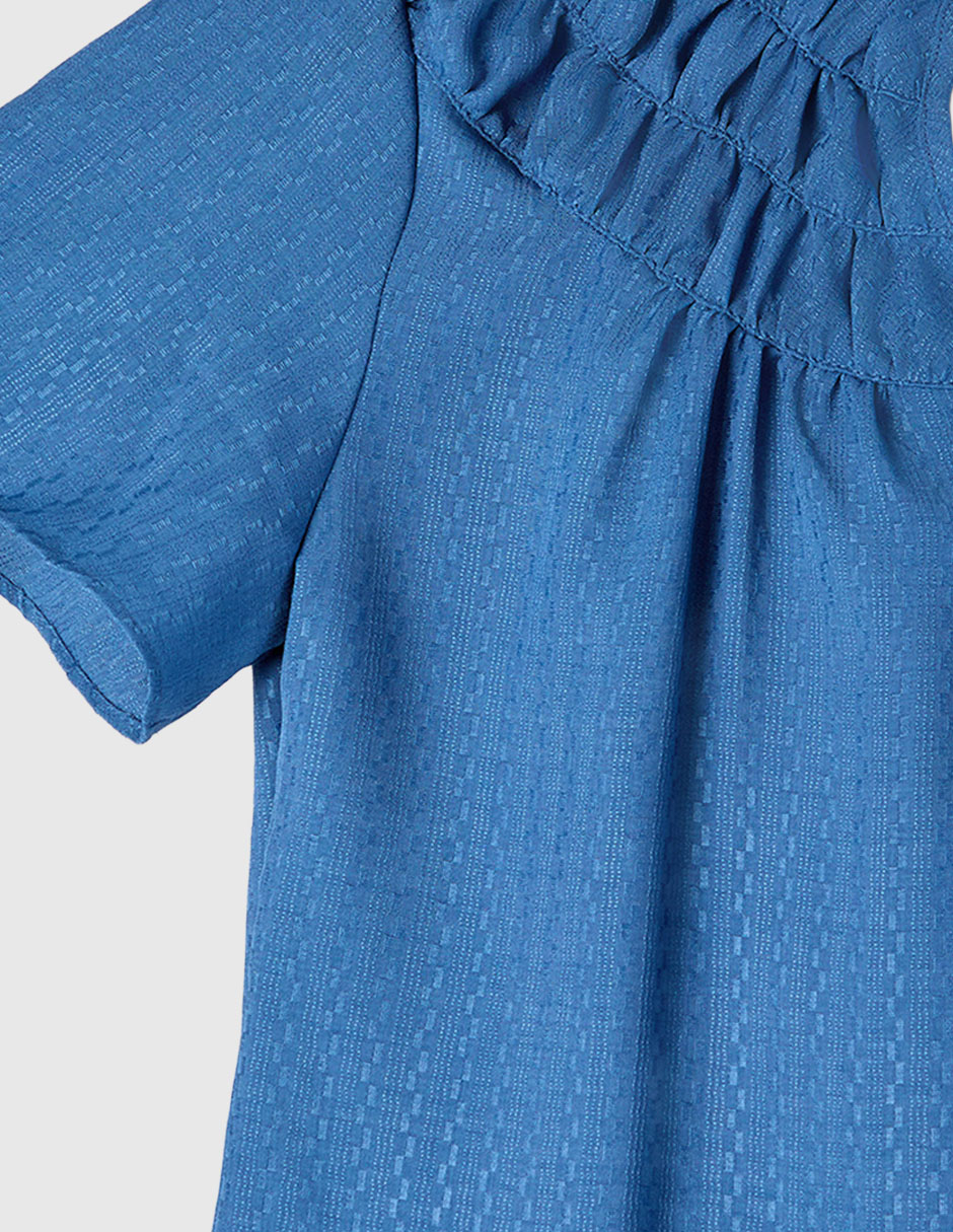 Blusa manga corta para mujer 4
