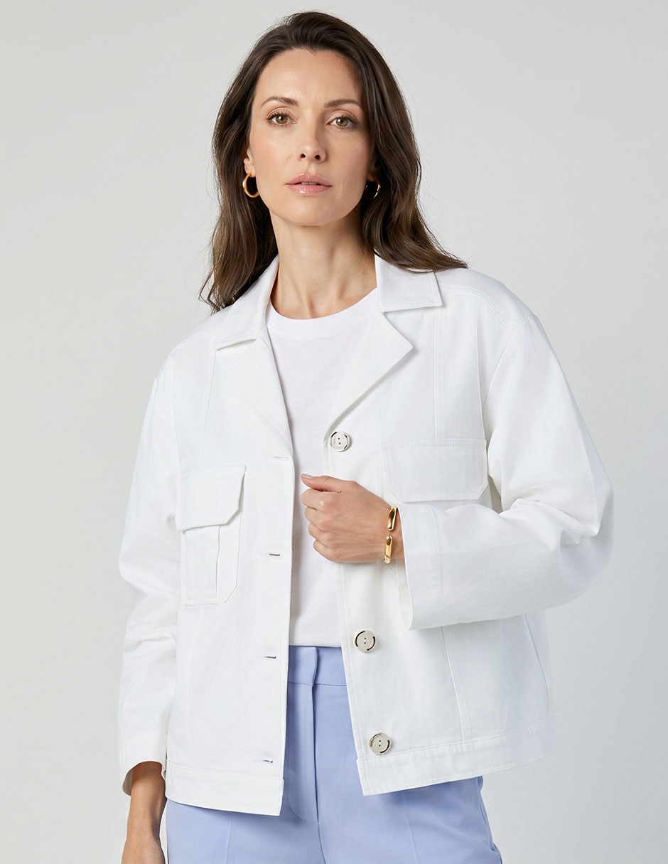 Chamarra bomber algodón para mujer