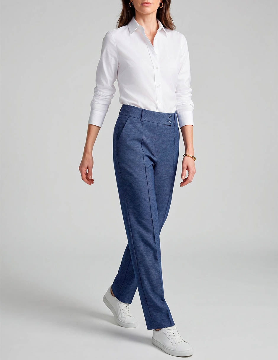 Pantalón Regular Regular Para Mujer Pantalón Regular Regular Para Mujer