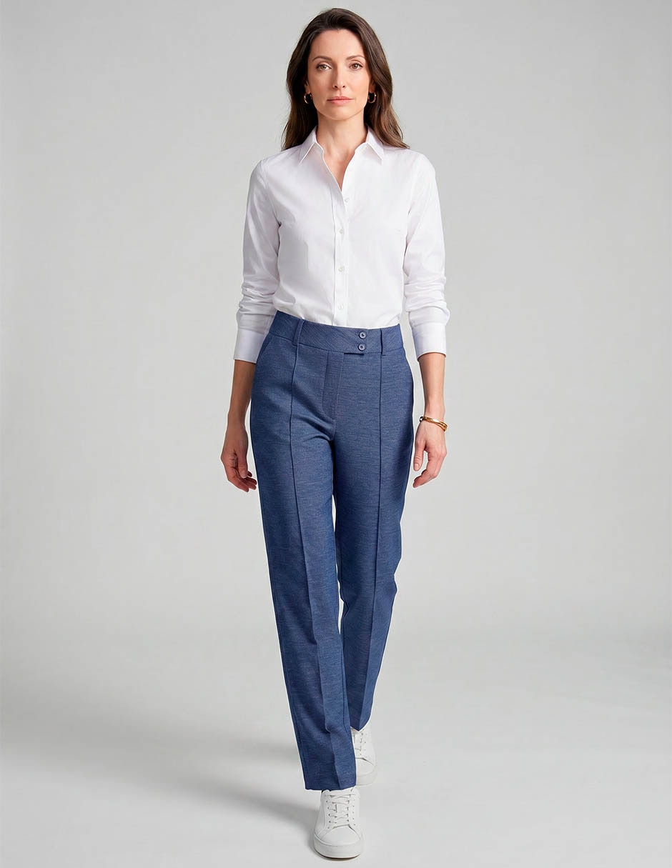 Pantalón Regular Regular Para Mujer 3