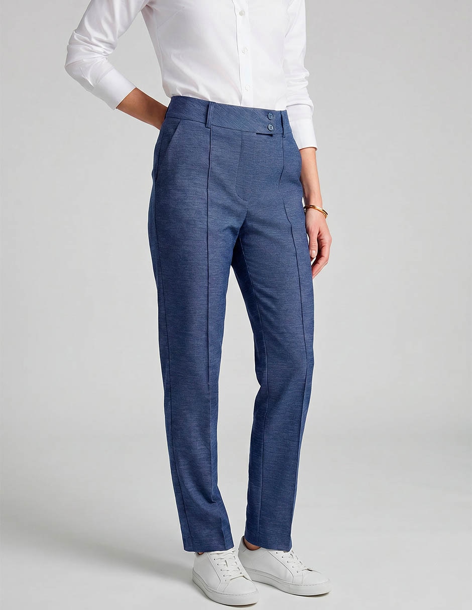 Pantalón Regular Regular Para Mujer 4