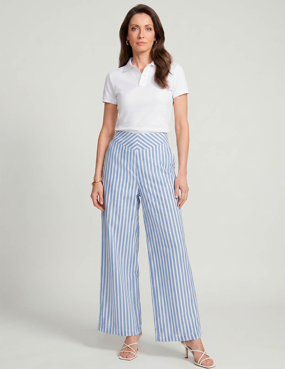 Pantalón Regular Recto Para Mujer 3