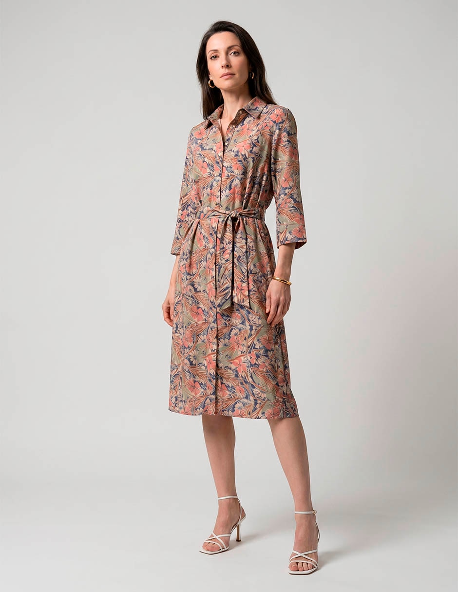 Vestido a la rodilla casual Delirium para mujer