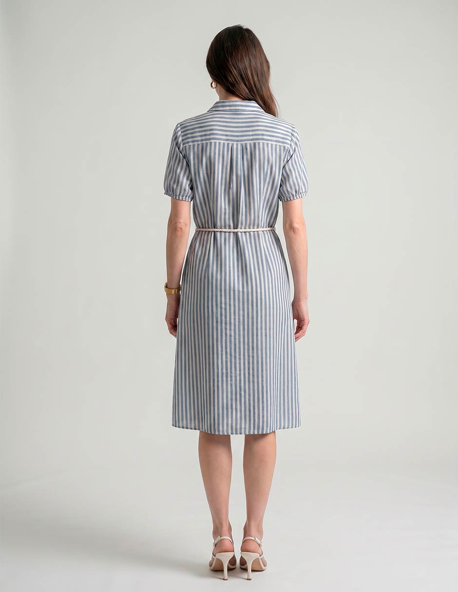 Vestido a la rodilla casual para mujer 2