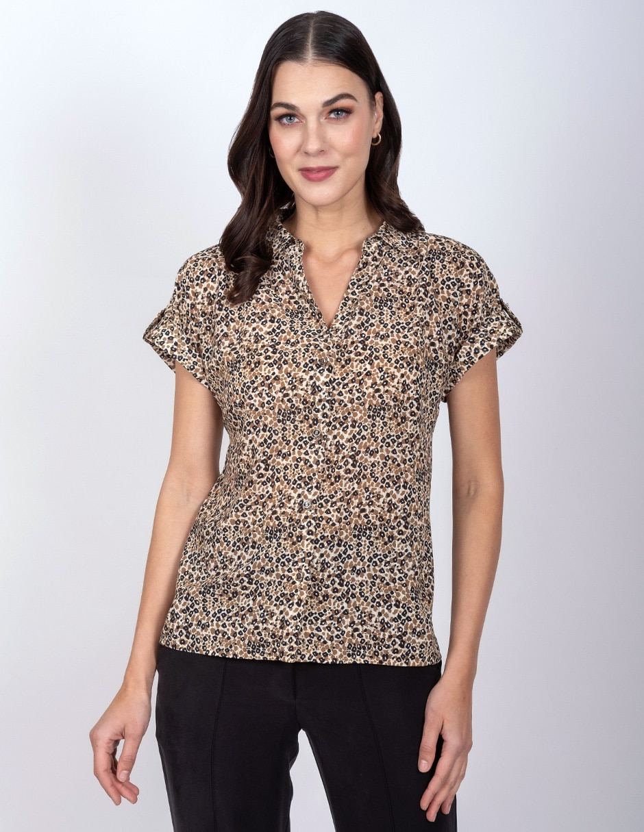 Blusa sin manga para mujer