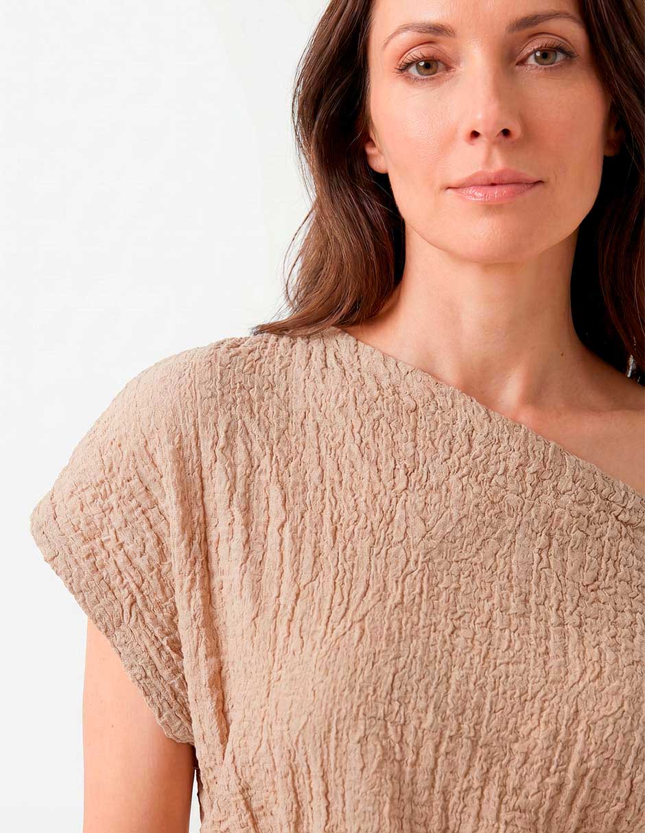 Blusa manga corta para mujer 3