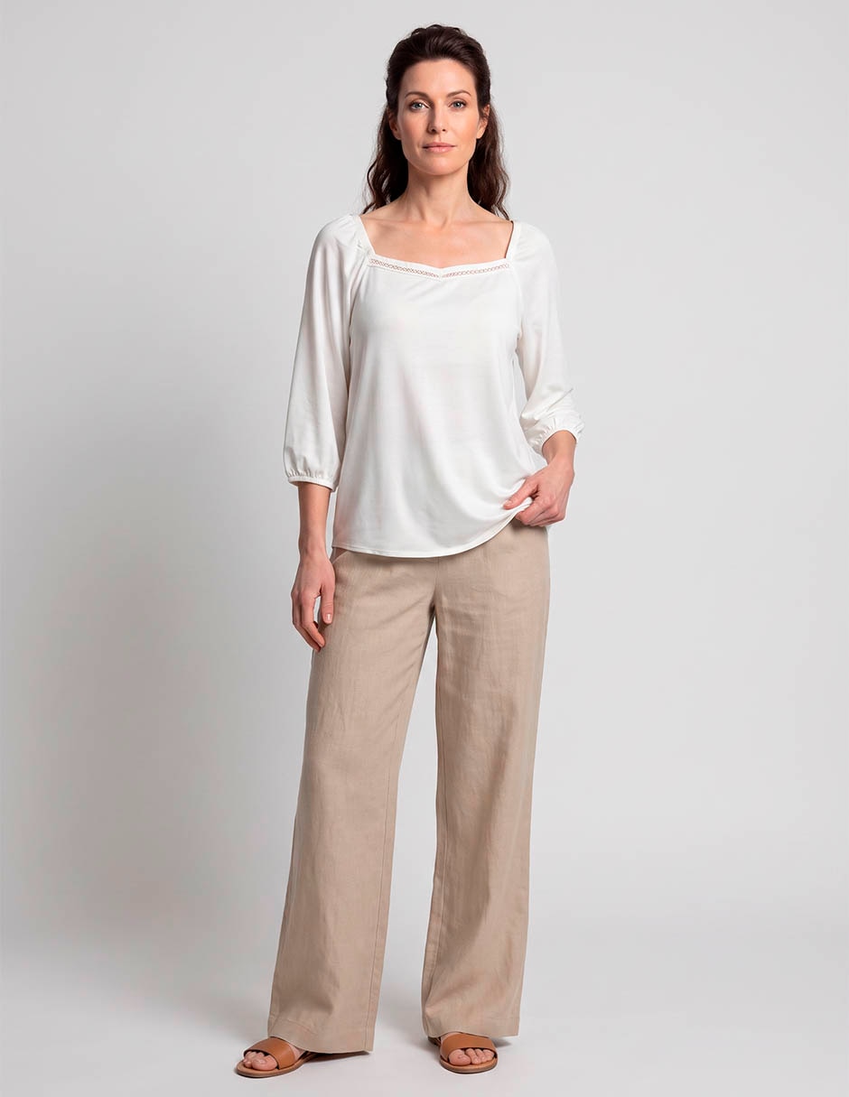 Blusa manga 3/4 para mujer 4