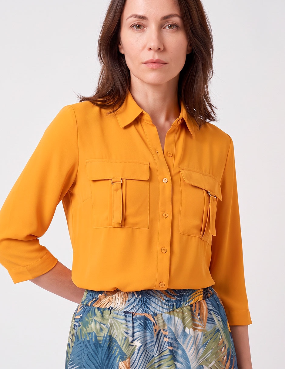 Blusa manga 3/4 para mujer 2