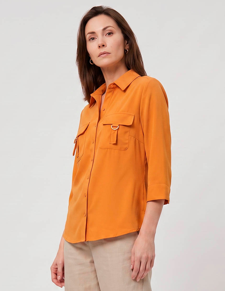 Blusa manga 3/4 para mujer