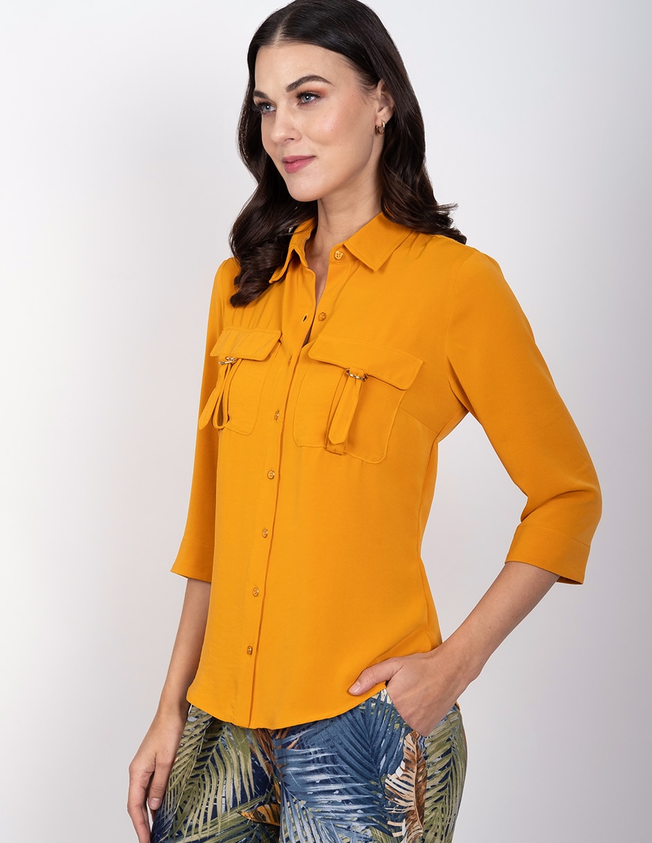Blusa delirium manga 3/4 para mujer