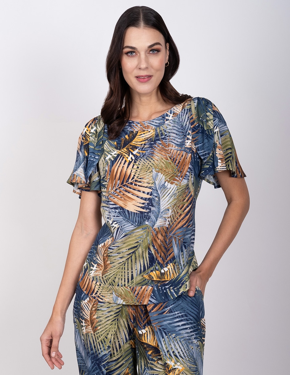 Blusa manga corta para mujer Blusa manga corta para mujer