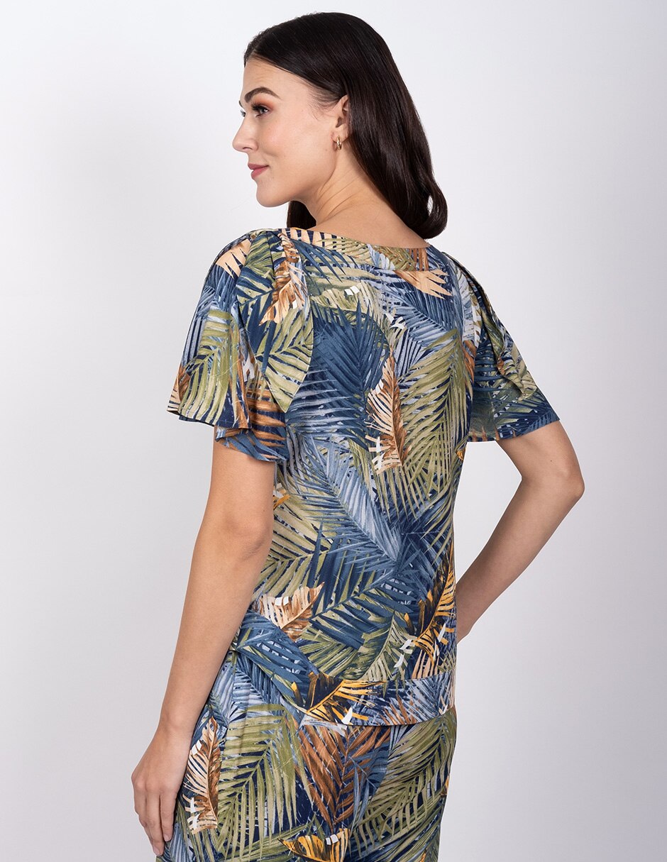Blusa manga corta para mujer 2