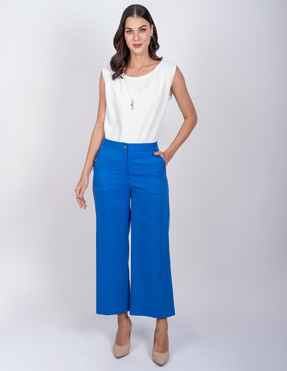 Pantalón regular regular para mujer 3