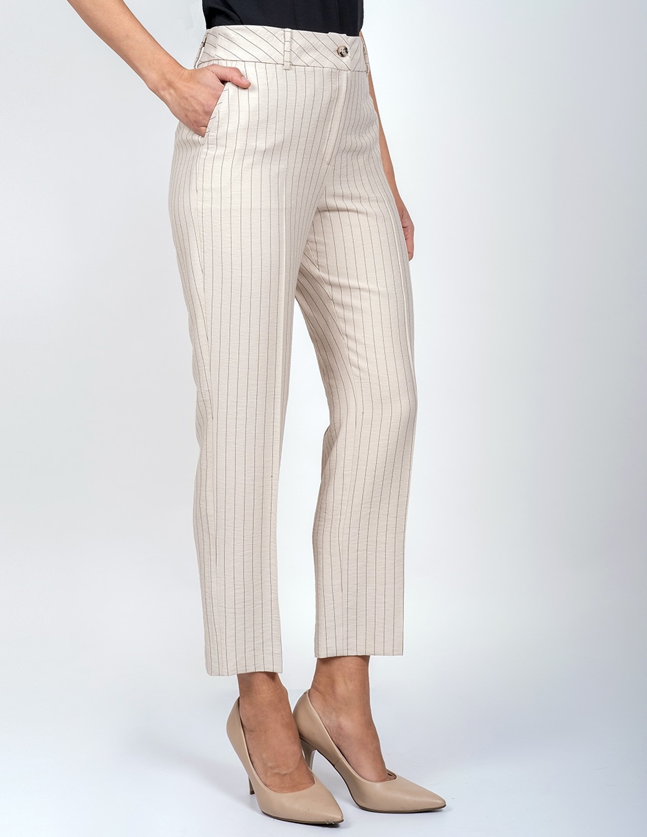 Pantalón regular regular para mujer 4