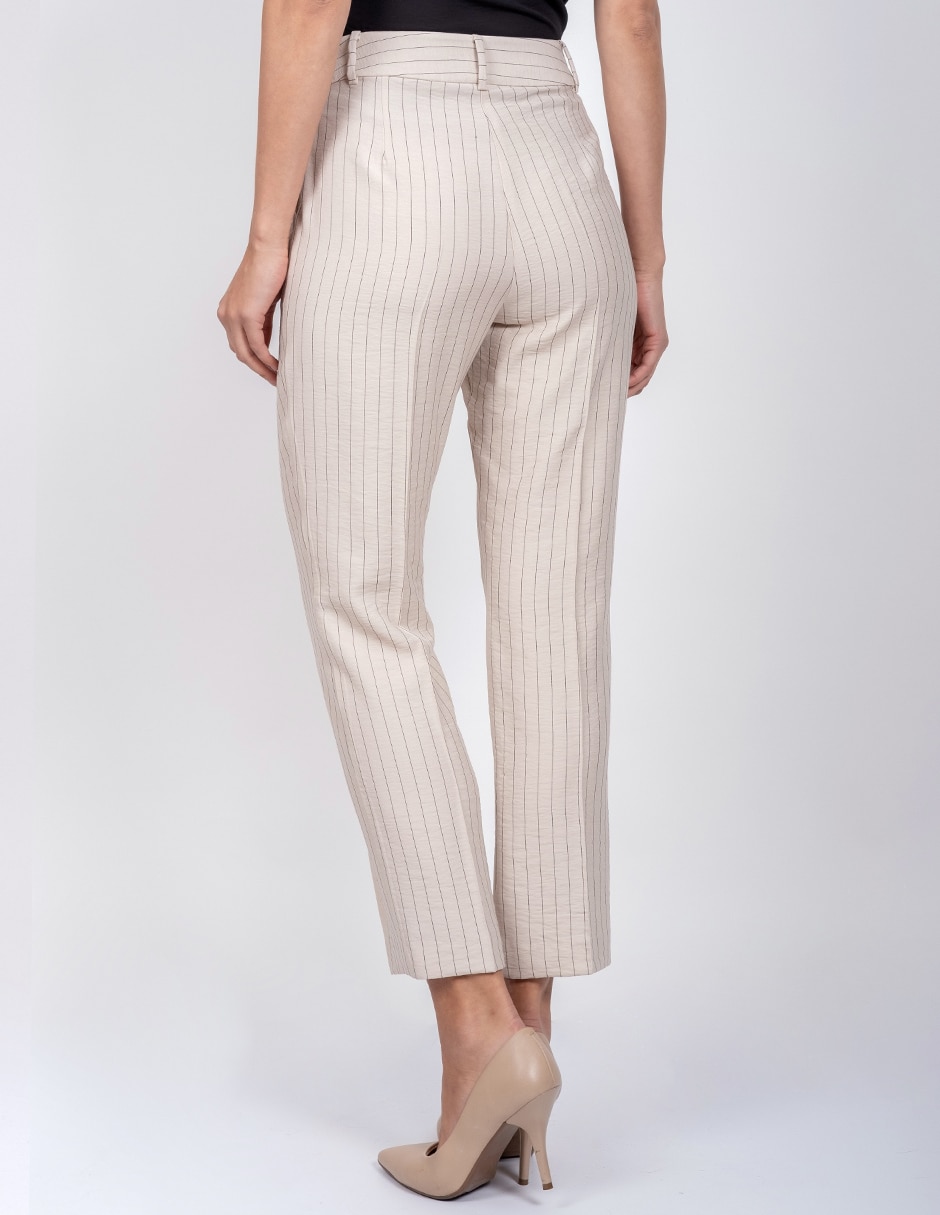 Pantalón regular regular para mujer 2