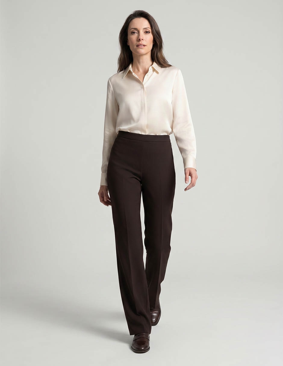 Pantal—n Regular Regular Para Mujer 3