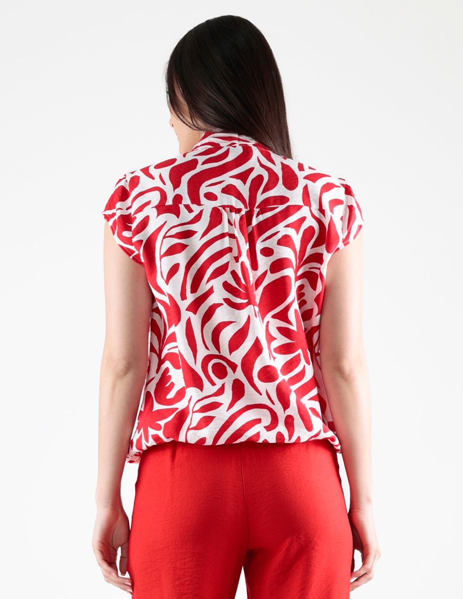 Blusa manga corta para mujer 2