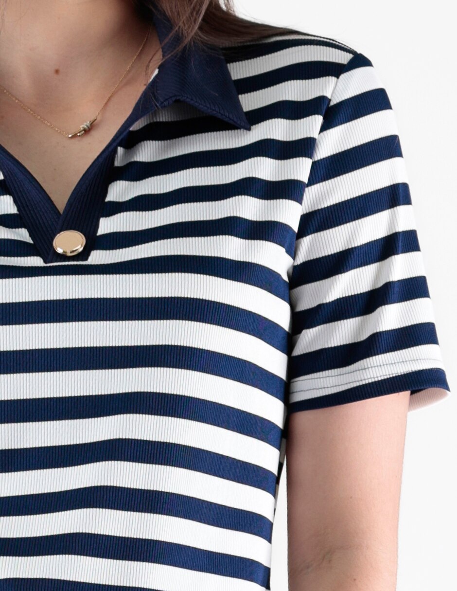 Blusa manga corta para mujer 3