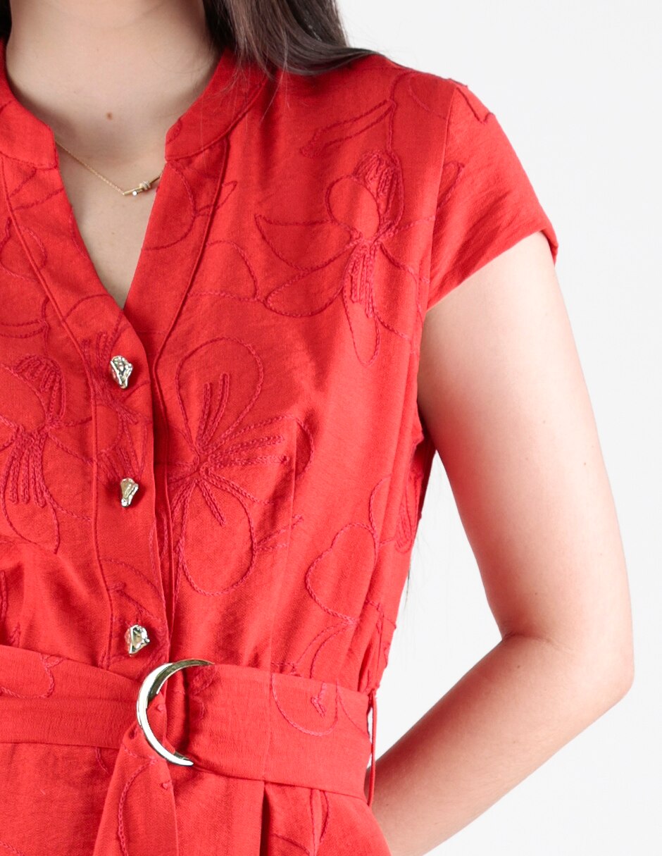 Vestido a la rodilla casual para mujer 2